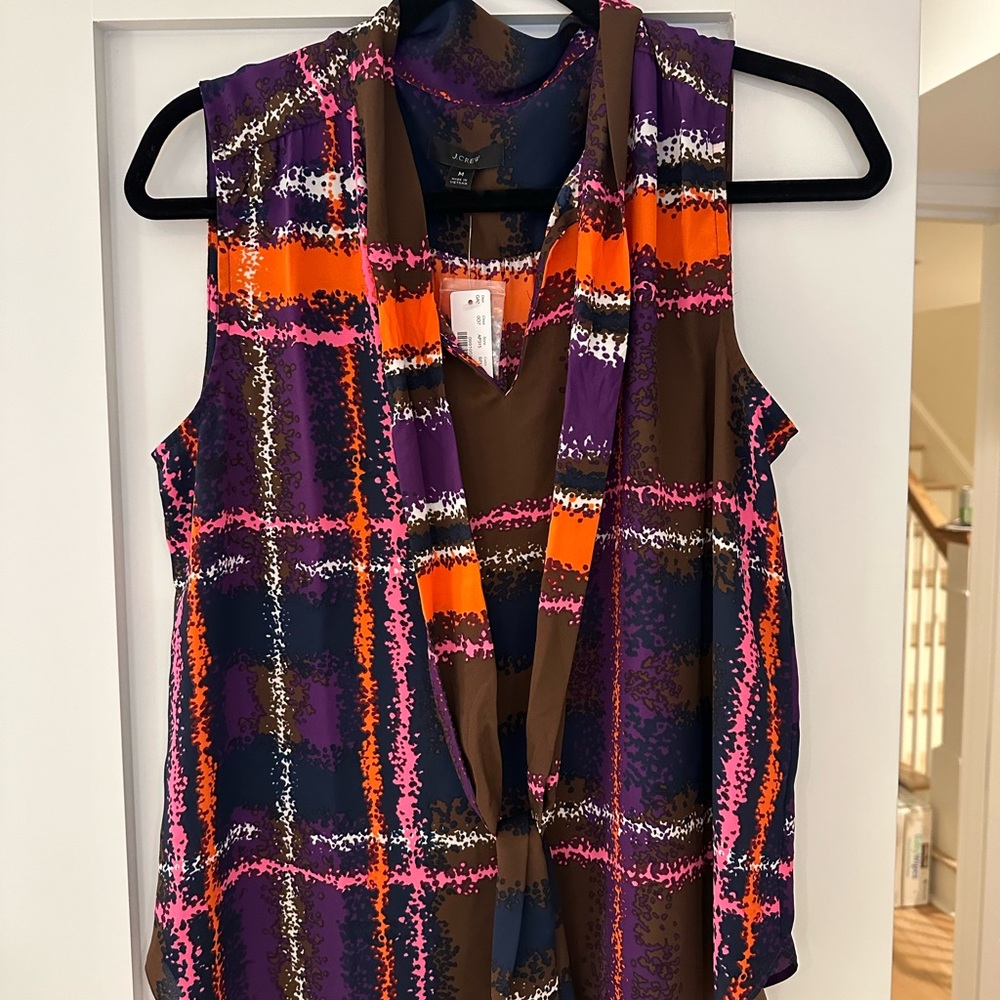 Jcrew silk shell
